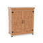 Banc de rempotage avec armoire de rangement et plateau de table en métal pour patio extérieur, table de poste de travail extérieur