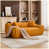 Orange Faux Leather