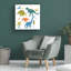 «Dino illustrations 18» par Fiorella Surface Design - impression sur toile tendue-70337815