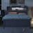 Wooden LED Platform Bed with Trundle, Storage Headboard, and Drawers, for Modern Bedrooms and Space Efficiency-1776438622-1776438608