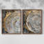 ABSTRACT Series CCXLI - Impression encadrée de qualité supérieure - prête à être accrochée - aucun clou requis - aucun clou requis-1364760408-1364760405