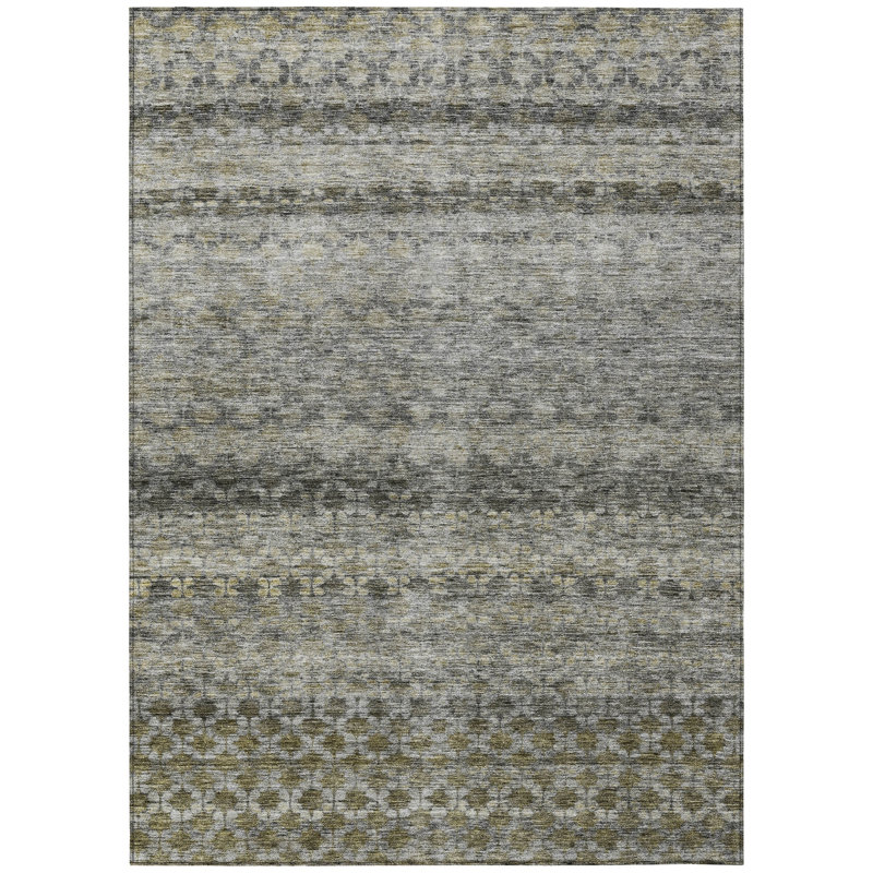Tapis d'intérieur / extérieur gris Maelis , 3 pi x 5 pi