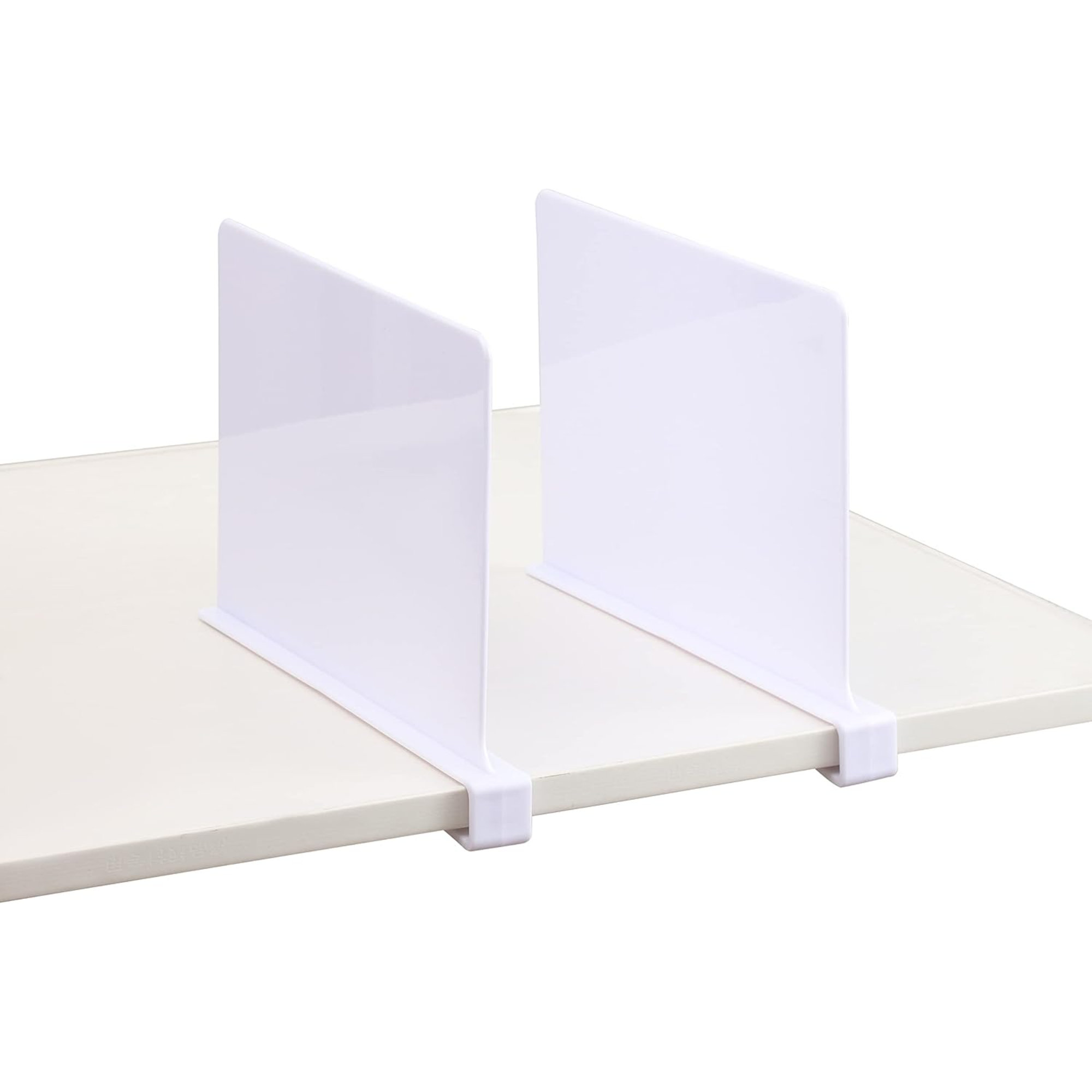 Ivy Bronx Shelf Dividers For Closets,White Acrylic Shelf Divider For ...