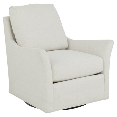 Fauteuil pivotant avec accoudoirs évasés