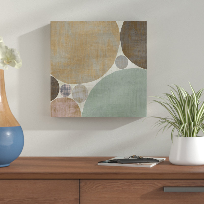 «Circulation I v2 Hygge», reproduction d'impression sur toile tendue, H 24 po x l 24 po