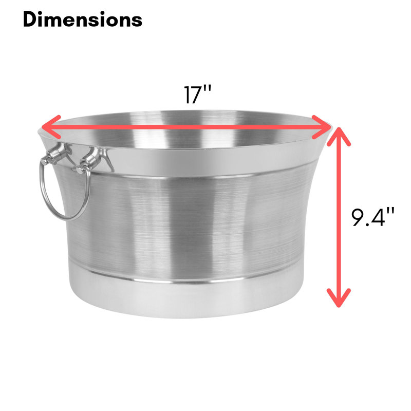 Stainless Steel Beverage Tub