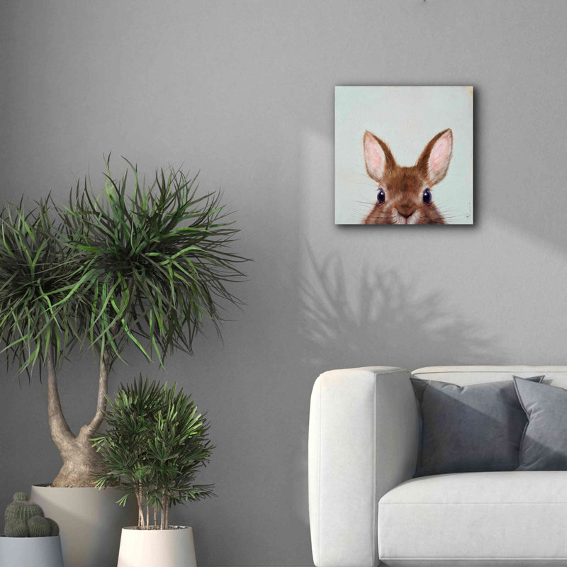 «Peek A Boo» par Lucia Heffernan, H 18 po x l 18 po x P 0,75 po