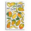  «Mangoes» par Elizabeth Caldwell, art mural en verre acrylique, 12 po x 16 po