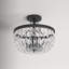Single 3-light semi-recessed ceiling light 11.8” Finis