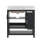 Ensemble de meuble-lavabo simple 36 po avec lavabo, armoire, tablette de rangement ouverte et tiroirs de rangement Caniya-1030693171-1030700852-1045739430