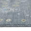 Tapis gris / bleu en laine noué à la main Hillard-53153054