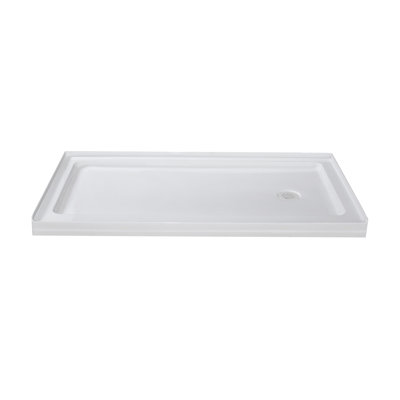 Langham 77.5" H Single Sliding Frameless Shower Door