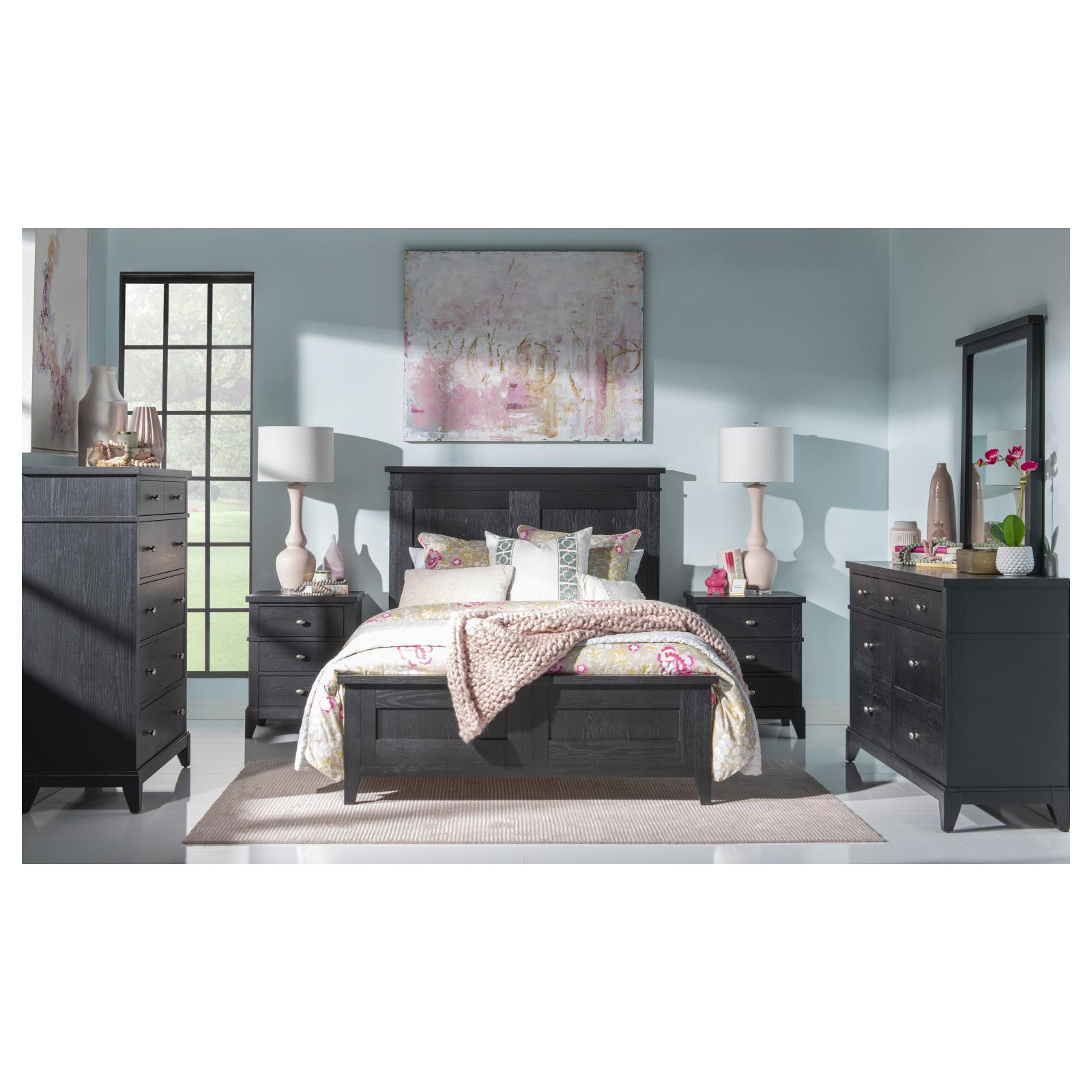 Today's Traditions Complete Panel Bed, Blacksmith, Twin