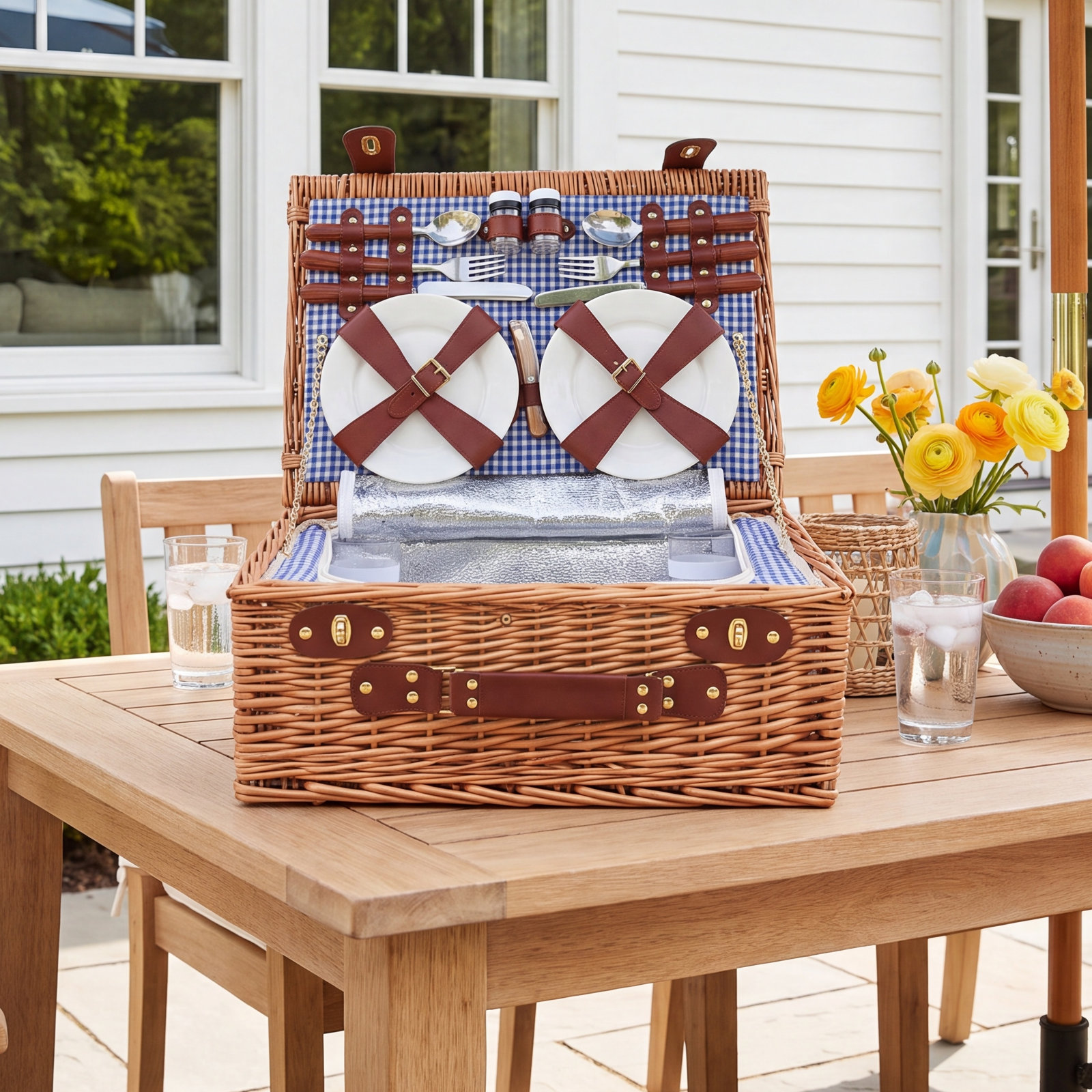 Handmade Picnic Basket