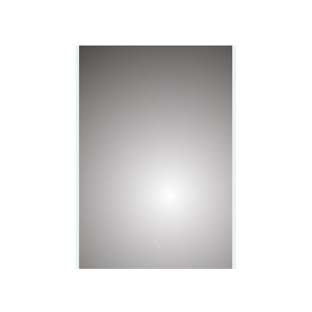 iBathUK Nebula Wall Mounted LED Illuminated Bathroom Mirror with Touchless Sensor and Demister Pad with White Lights, 450 x 600mm