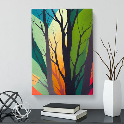 Abstract Tree Colours Vol.10 - Wrapped Canvas
