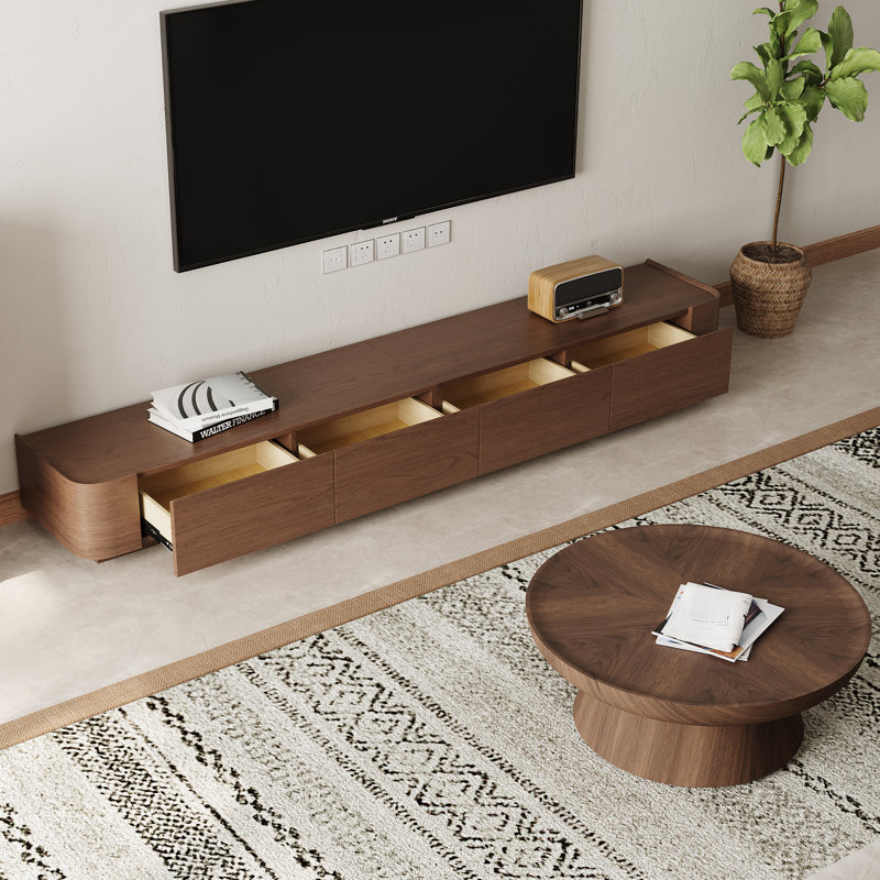 Round Coffee Table And 94.5" Tv Stand