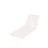 2" Thick Cream Waterproof 2-Section Foldable Chaise Lounge Cushion-1530894876
