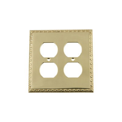 Plaque murale double sortie Egg and Dart