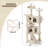 70" Cat Tree Tower With Scratching Posts, Multiple Cat Caves, Top Perch, And Play Features For Indoor Cats-1283262408