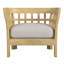 Sage Teak Patio Chair with Cushions