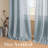 Linen Blended Textured Semi-Sheer Grommet Curtains - 37"/52" Widths Semi-Private & Light-Filtering Linen-Style Panels for Bedroom -299404343-299404358