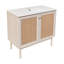 Meuble-lavabo autoportant en chêne blanc Classe 36-1363476232-1363476233-1407516753