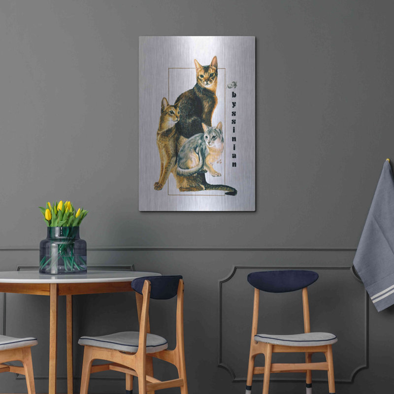 Abyssinien par Barbara Keith - reproduction sur métal, L 24 po x H 36 po x P 0,13 po