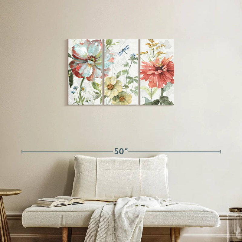 Harnek Spring Meadow II, 20" H x 33" W