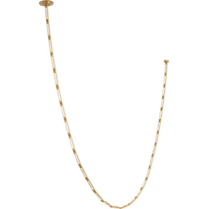 Catena 149 Chandelier, Hand Rubbed Antique Brass, 3000 Kelvins, Surface