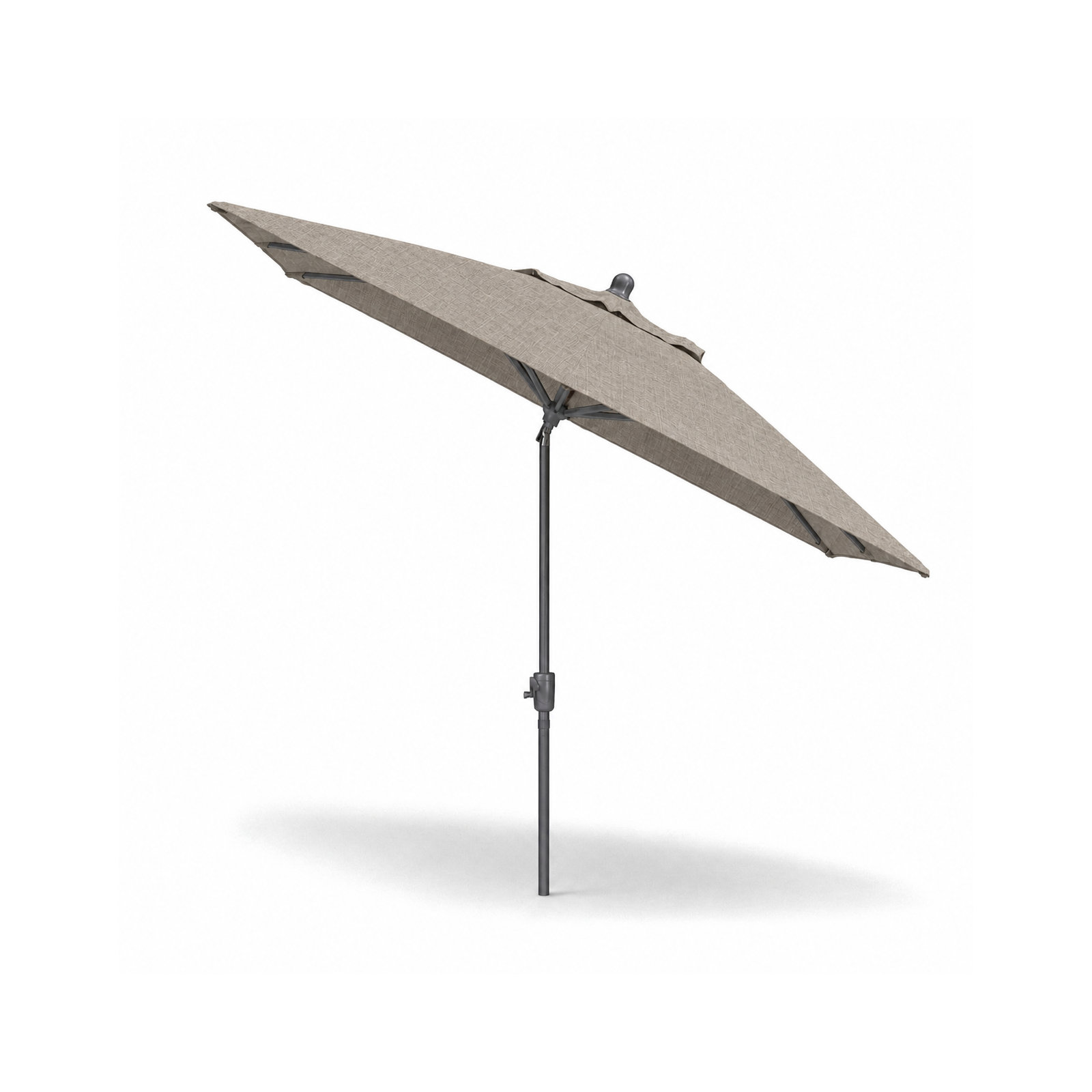 Olivier 116.7'' Outdoor Umbrella, Starring Gray, Cast Silver Sunbrella®