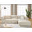 122'' Velvet Sofa With Ottoman-1269416697