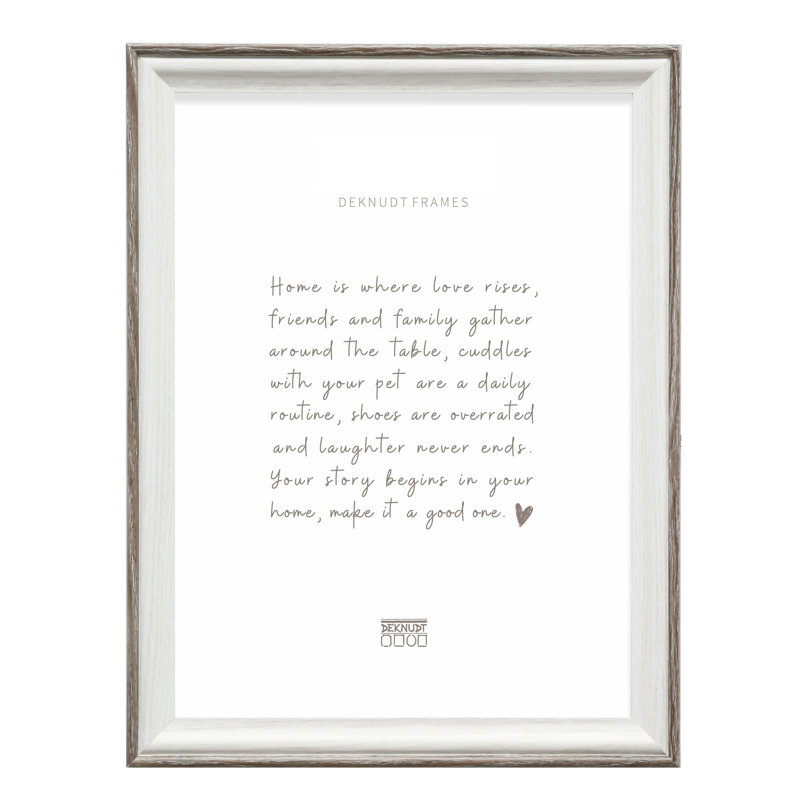 Rohid Single Picture Frame, Brown/Grey