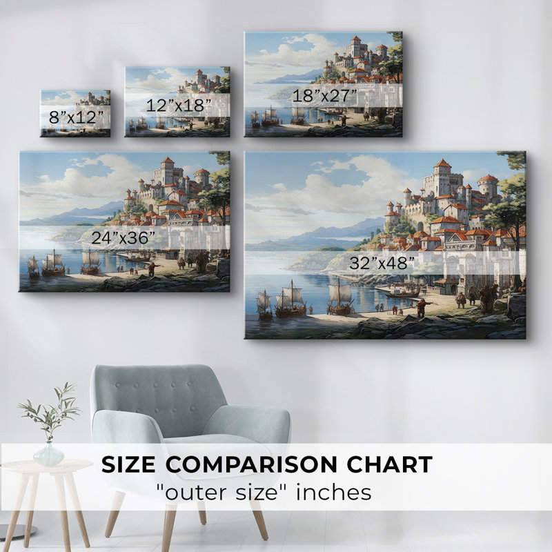 Paysage Series-XC - Cavas enveloppés de galerie, 32 x 48