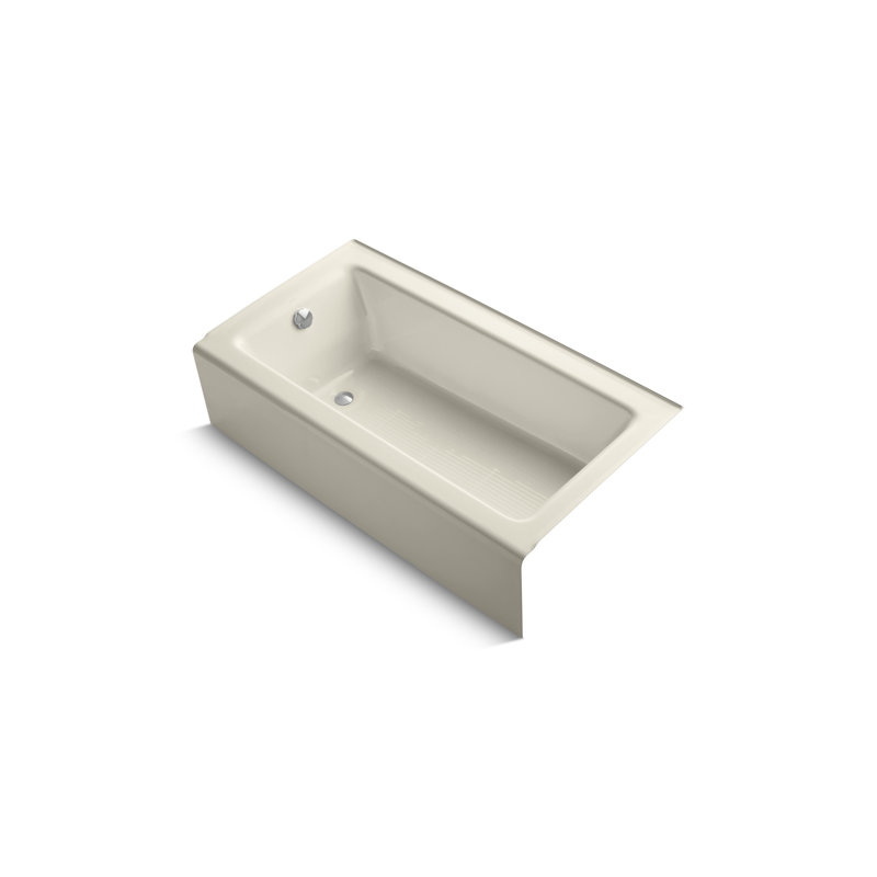 Bellwether 60" x 32" Soaking Bathtub, Almond, Left