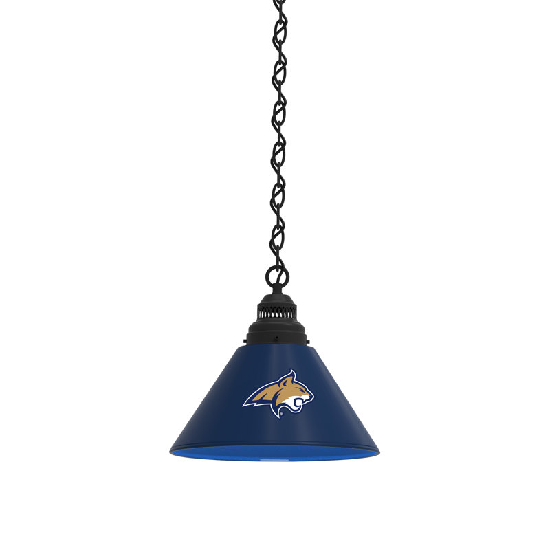 1 - Light Single Pendant, Black, Montana State Bobcats
