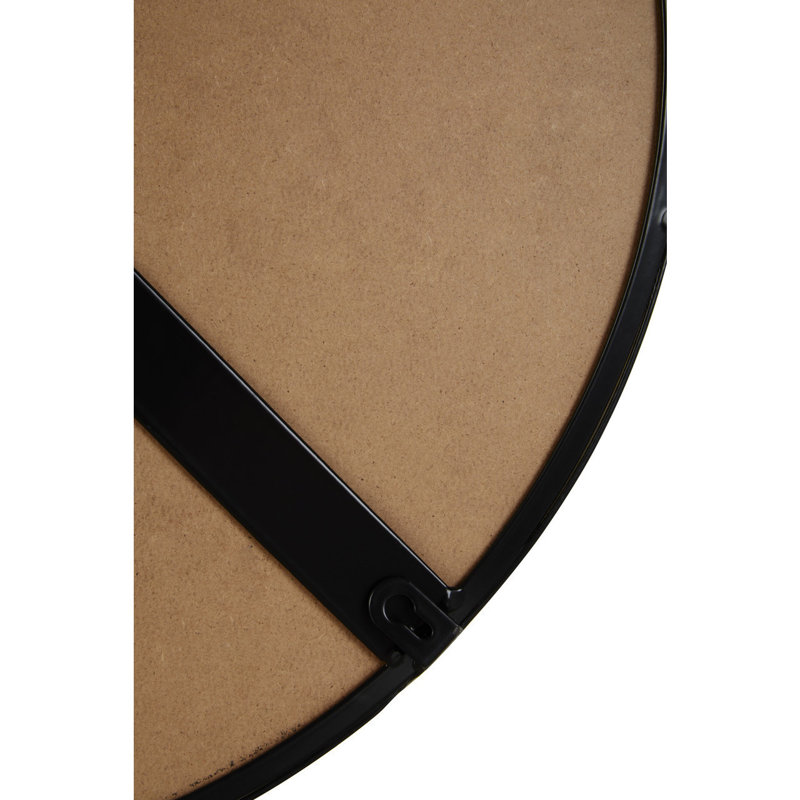 Binette Solid Wood Flat Wall Mirror, 50cm H x 50cm W