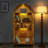 Glass Doors Bookcase Storage With LED-964409127