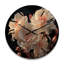 Horloge murale surdimensionnée en bois Carnations Field II-1183116462