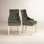 Button-tufted Wing Back Upholstered Dining Chair Side Chair (set Of 2)
