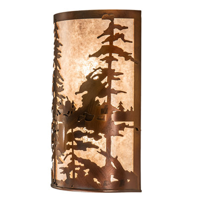 Applique murale en acier Tall Pines