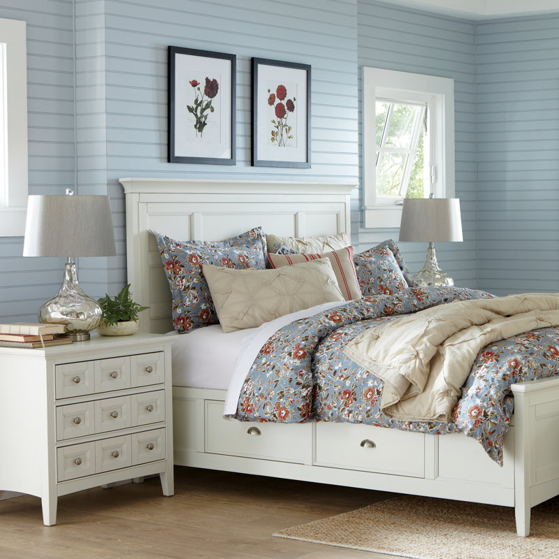 Traditional Cotton Floral Duvet Cover, King Duvet Cover