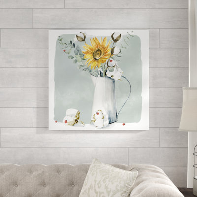 «Cotton Bouquet I», peinture sur toile