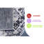 Tapis gris / bleu essentiel pour la décoration intérieure-186283752