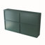 47.25" Four-door Glass Wall Cabinet Storage-1410478338
