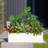 18 Bundles Outdoor Artificial Plants UV Resistant Fake Greenery Stems Faux Shrubs For Indoor Outside Hanging Front Porch Patio Garden Window Box Home Decor