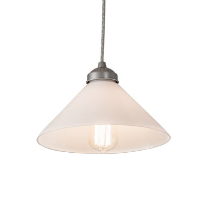 Grund 1 - Light Nickel Single Pendant