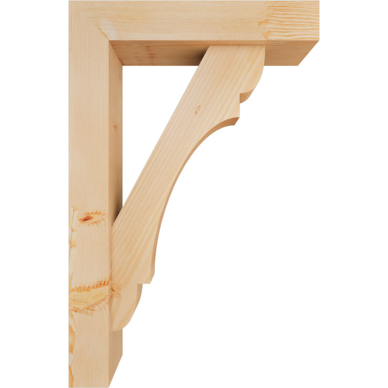 Support de bloc olympique avec entretoise décalée, 34 x 22, Sapin Douglas de l 5 1/2 po (lisse)
