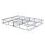 9 po Base de lit pliable en métal, sommier à sommier très grand californien, gris-255433539