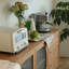 Table de buffet en verre